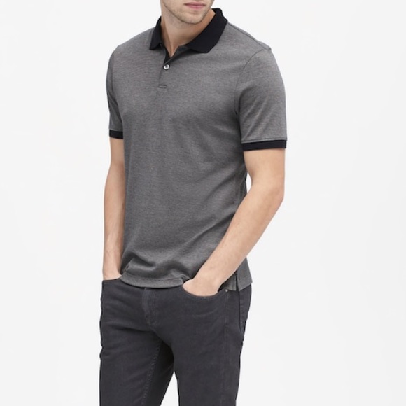 banana republic luxury touch polo
